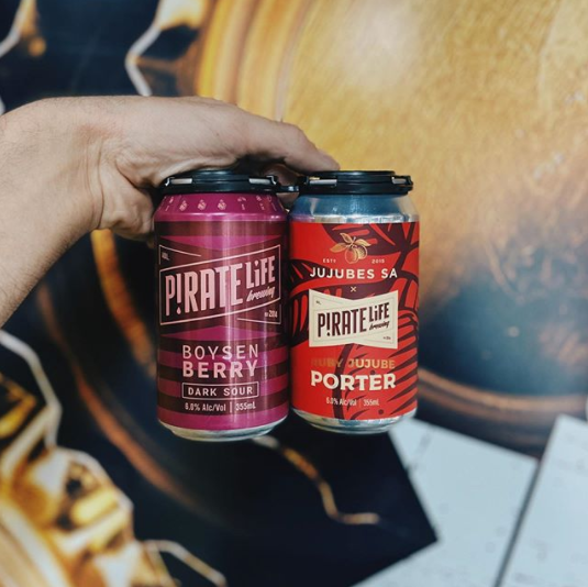 Pirate Life Boysenberry Dark Sour &amp; Ruby Jujube Porter