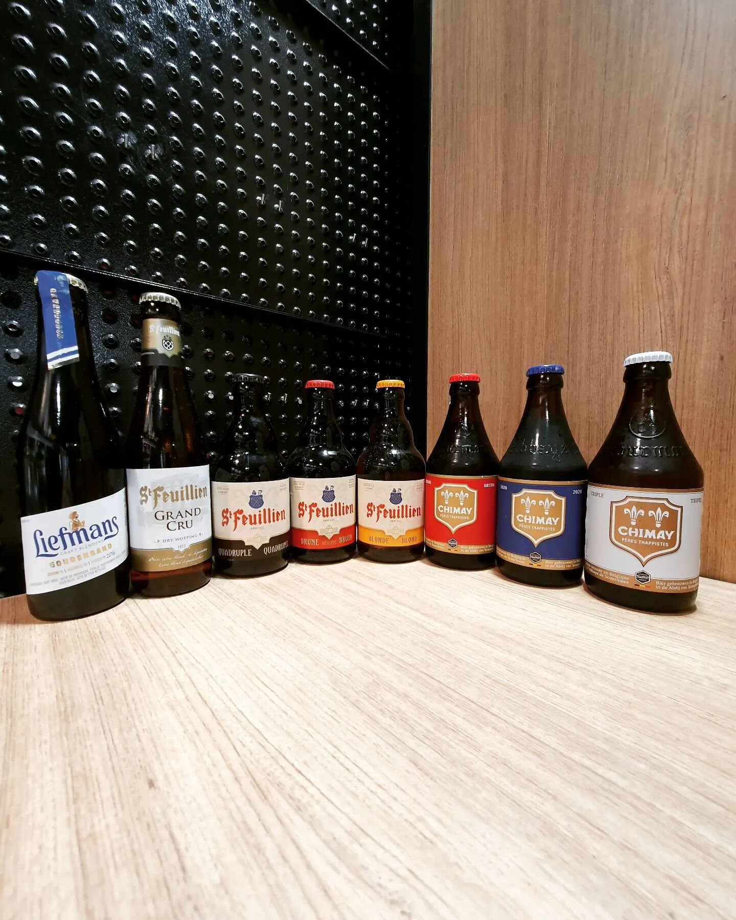 A whole bunch of fresh Belgian Beers have landed instore from the likes of Liefmans, St Feuillien and Chimay. Come in and check out the whole range!
Pictured:
🔵 Liefmans Goufenband
🍺 St Feuillien Grand Cru
🟤 St Feuillien Quadruple
🔴 St Feuillien 
