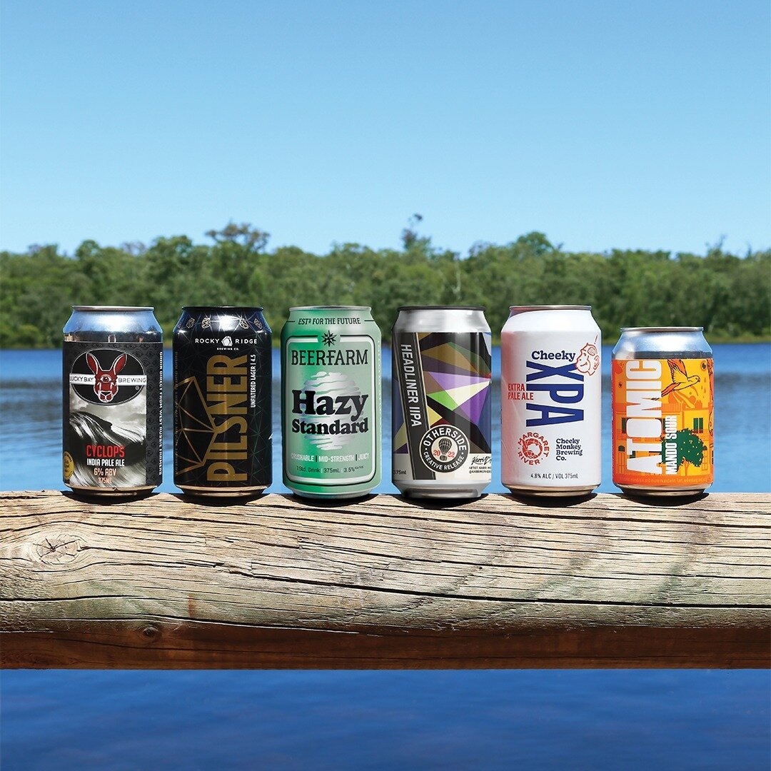 Meet the six tins in our summer line-up for On The Hops #22, designed to quench your thirst as you sip them in the sunshine ☀️☀️ or during your silly season celebrations! 🎅

🍺 Beerfarm Hazy Standard
🍺 Cheeky Monkey XPA
🍺 Atomic Mando Sour
🍺 Othe