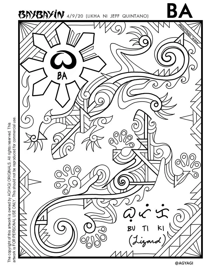 BAYBAYIN BLOG TYPE — AGYAGI