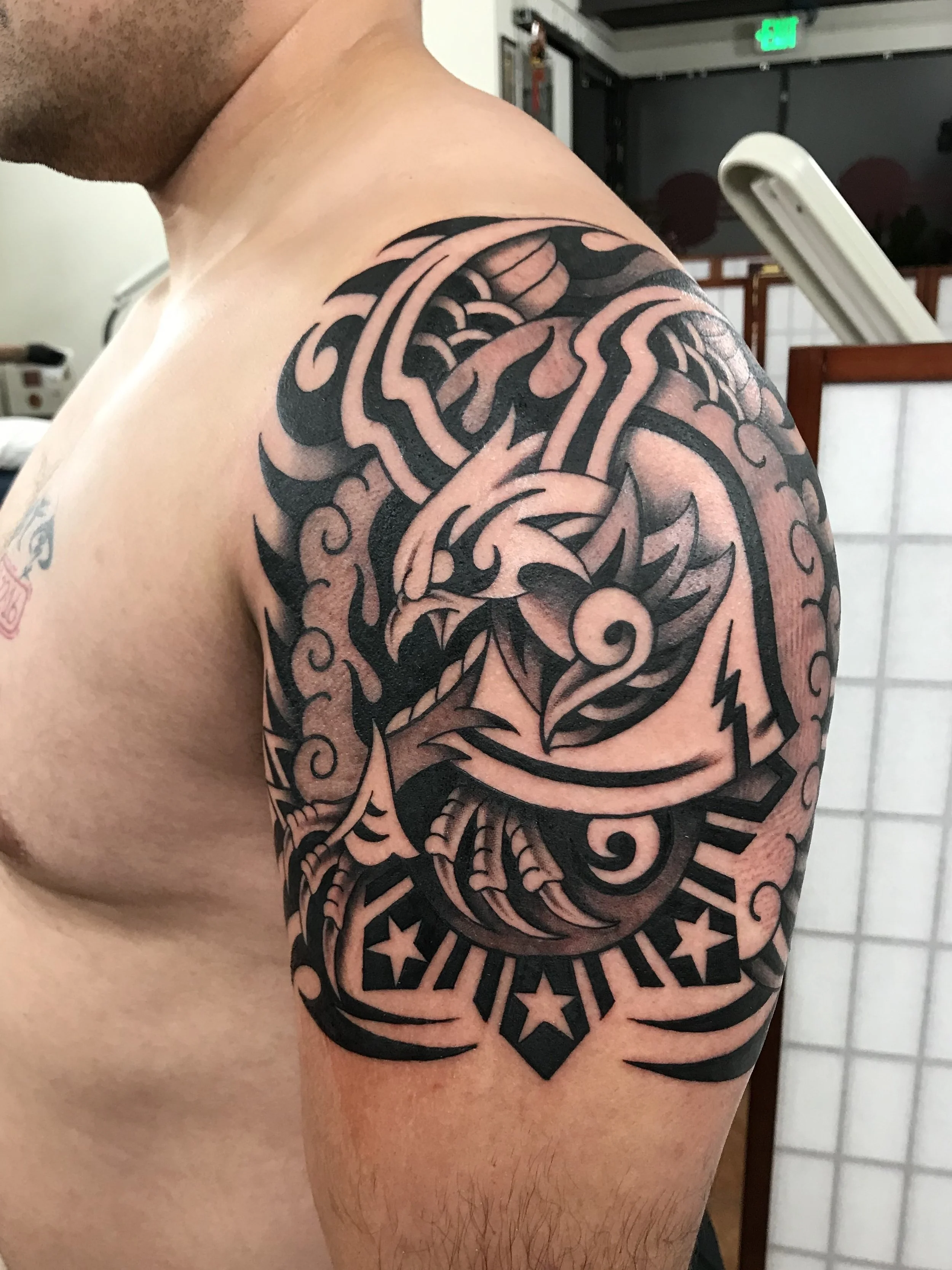 Bobby (eagle on arm) 2.JPG