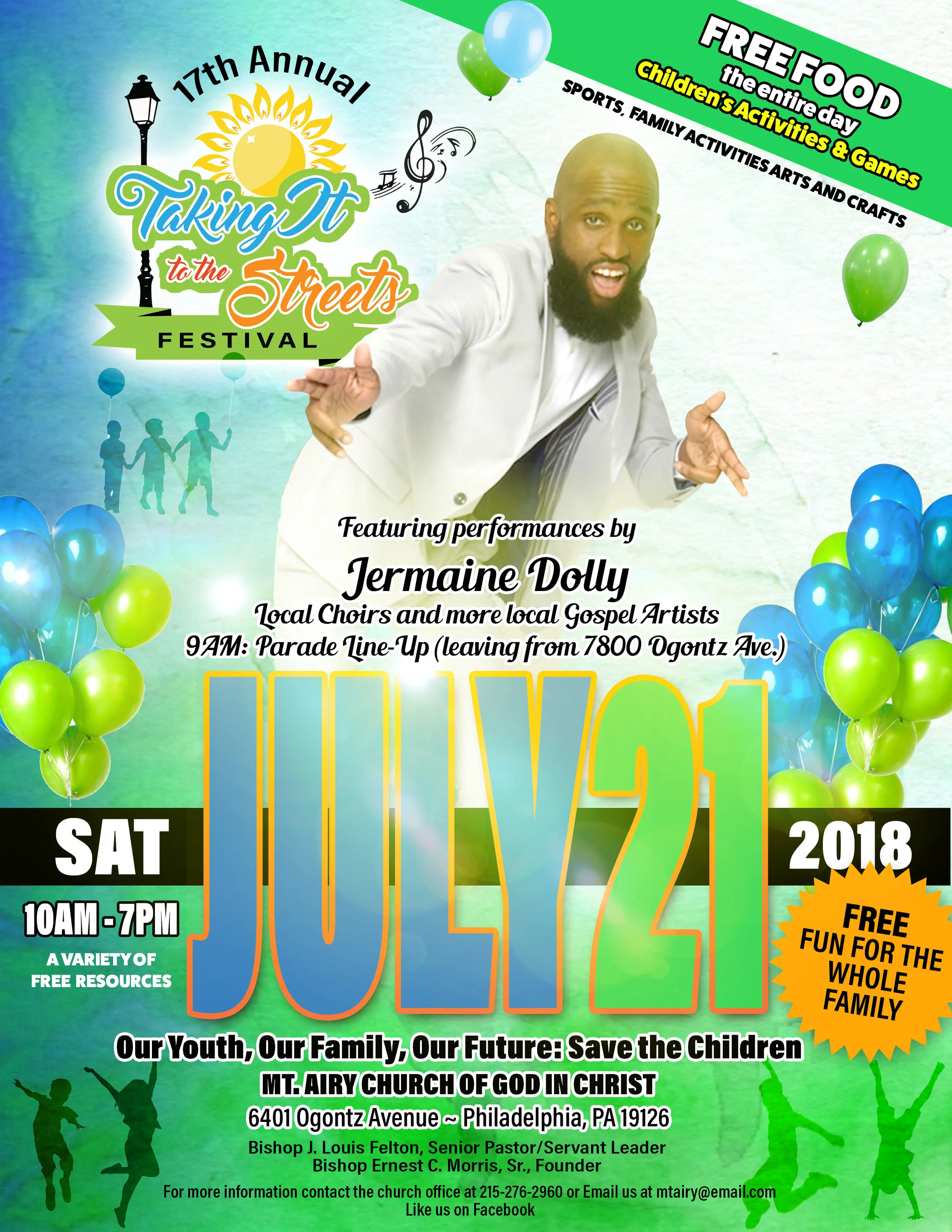 Take It to the Streets- July 21, 2018