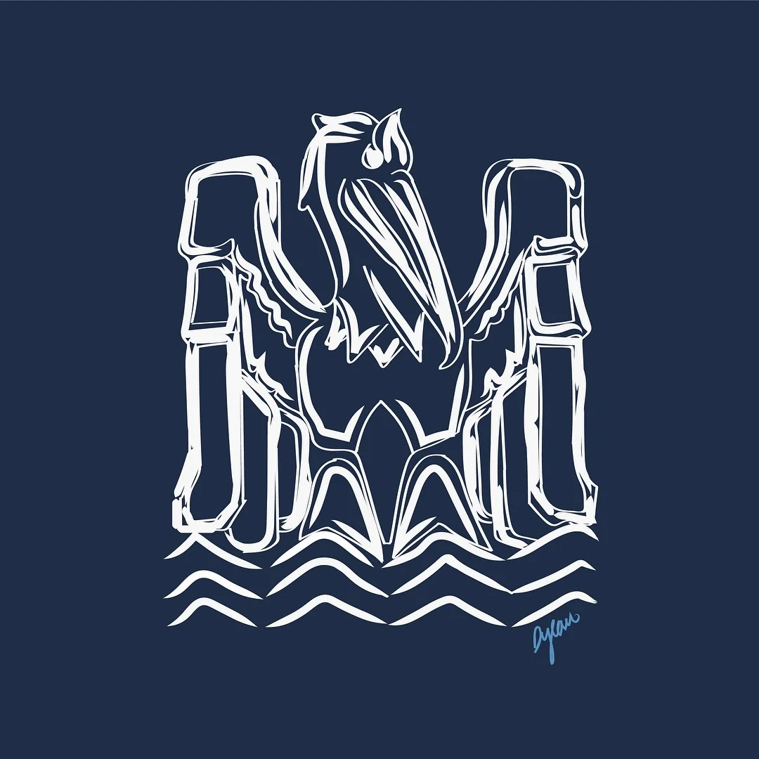 Art Deco Pelican