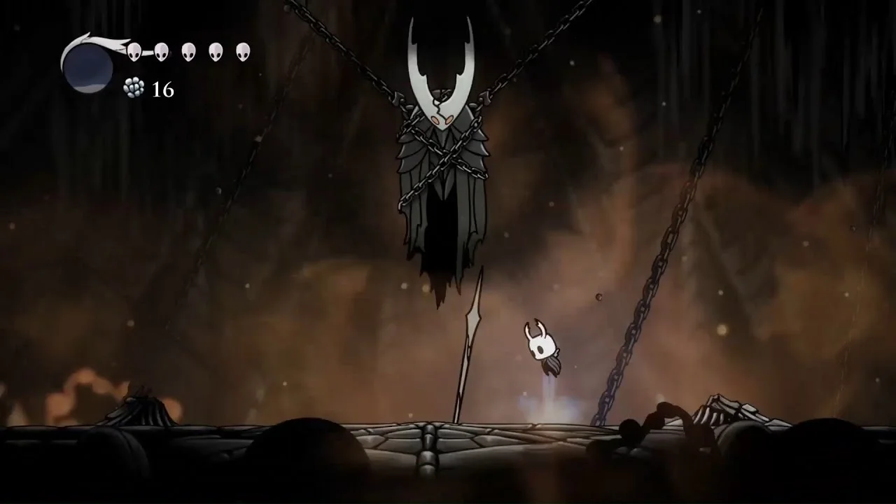 The Hollow Knight can be a stand in for falling into tradition and the cycles of destruction plaguing Hallownest.
