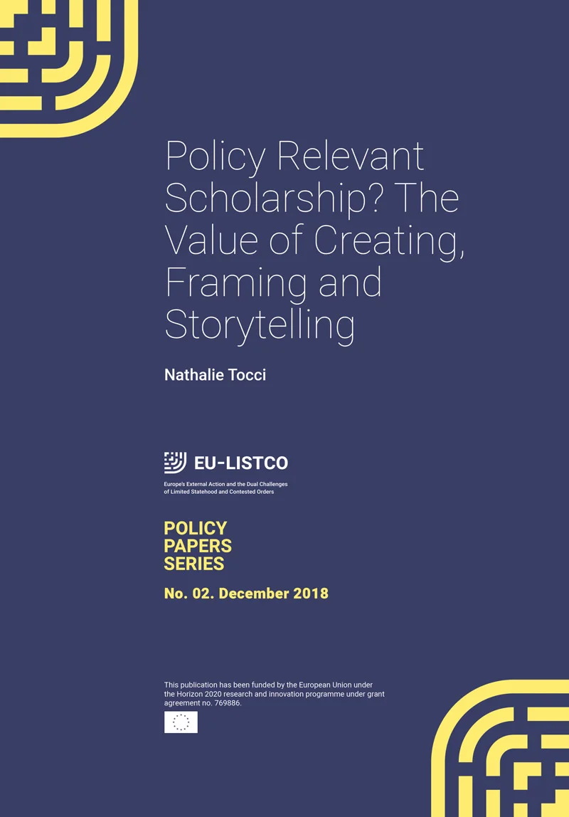 Policy Relevant Scholarship? The Value of Creating, Framing and Storytelling