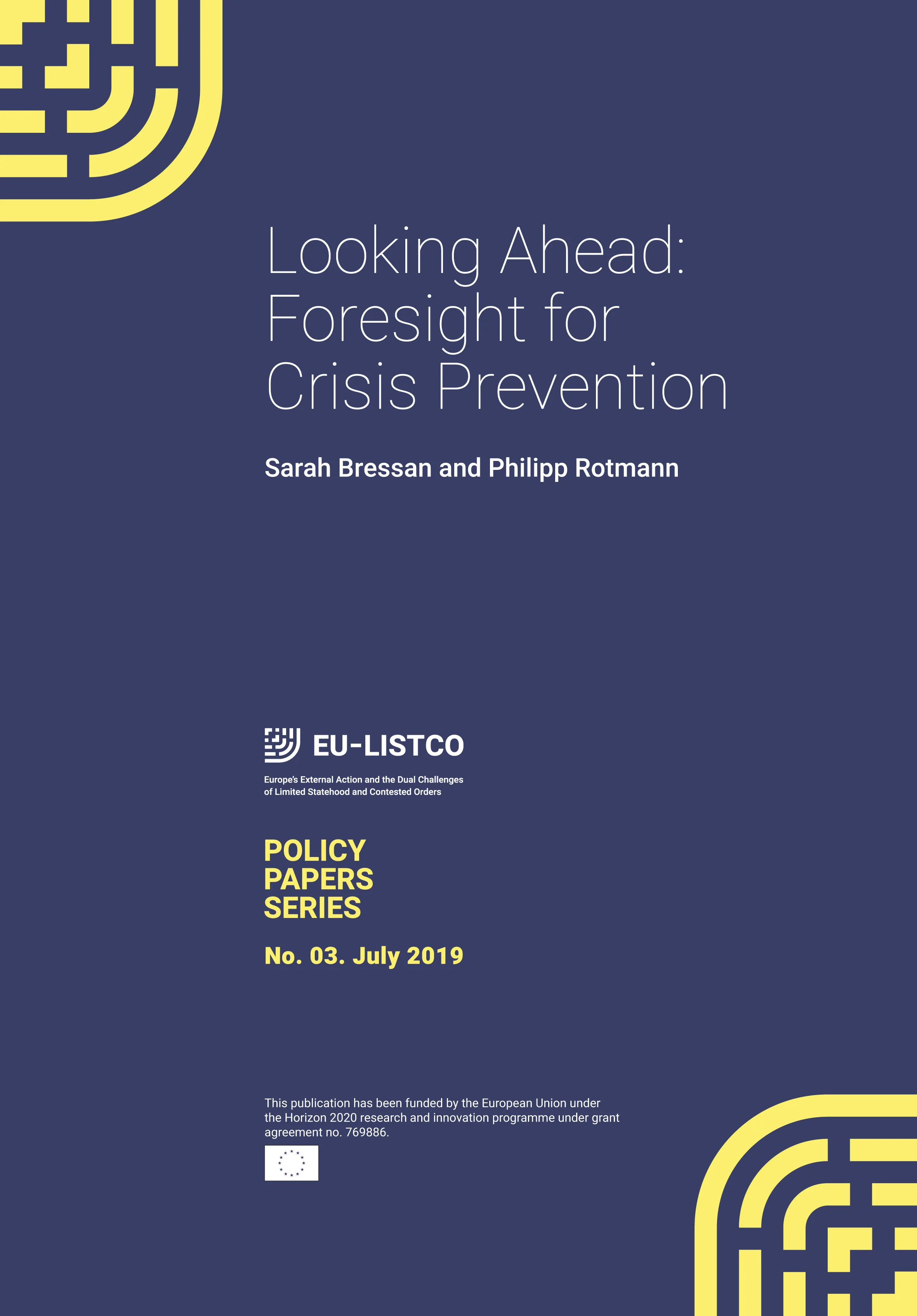 Looking Ahead: Foresight for Crisis Prevention