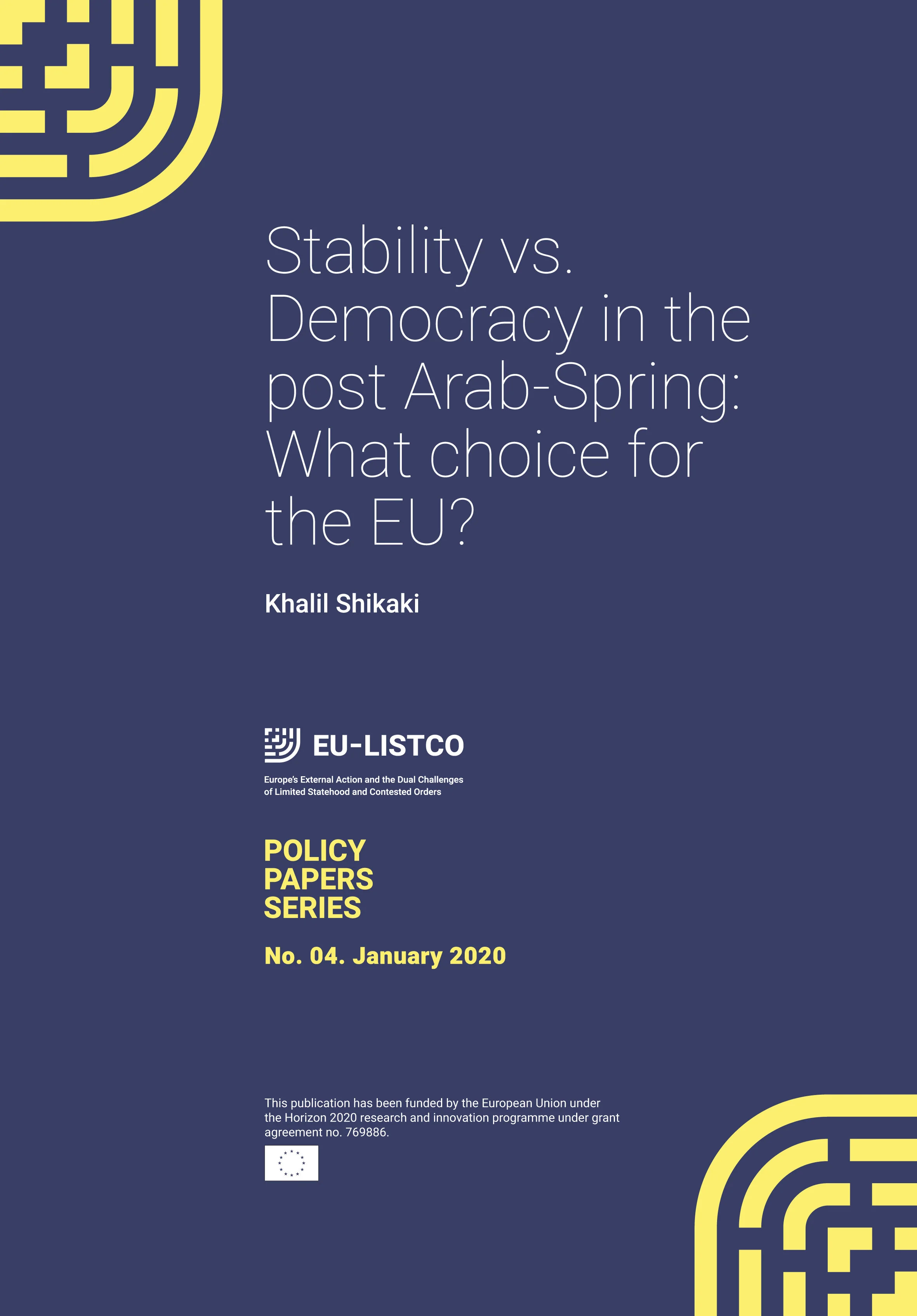 Stability vs. Democracy in the post Arab-Spring: What choice for the EU?