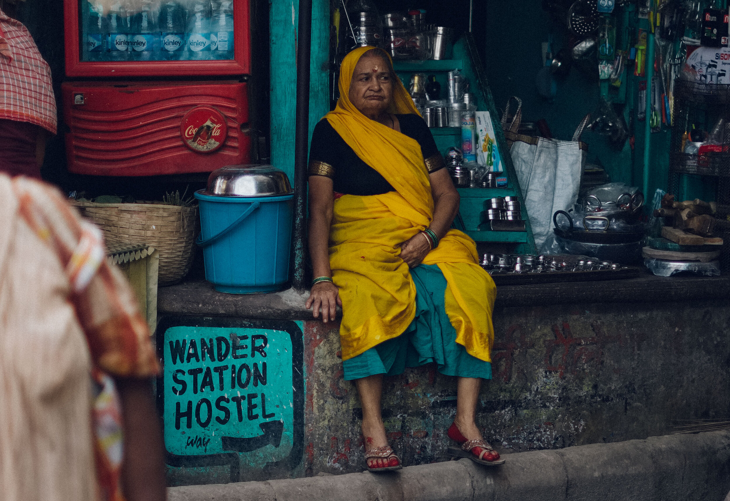 Yellow Lady, Varanasi, Oct 2019.