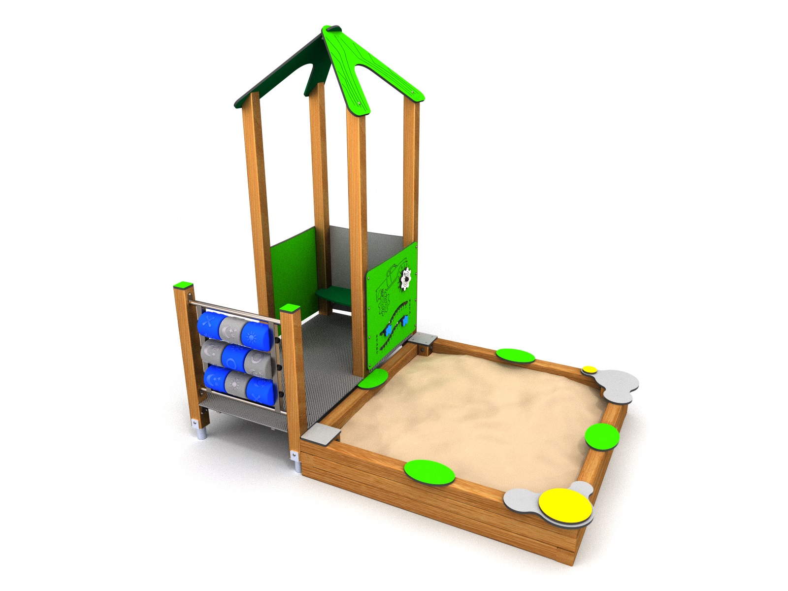 TB7081 - Gobi Sand Pit Timber Multi-Play Unit 