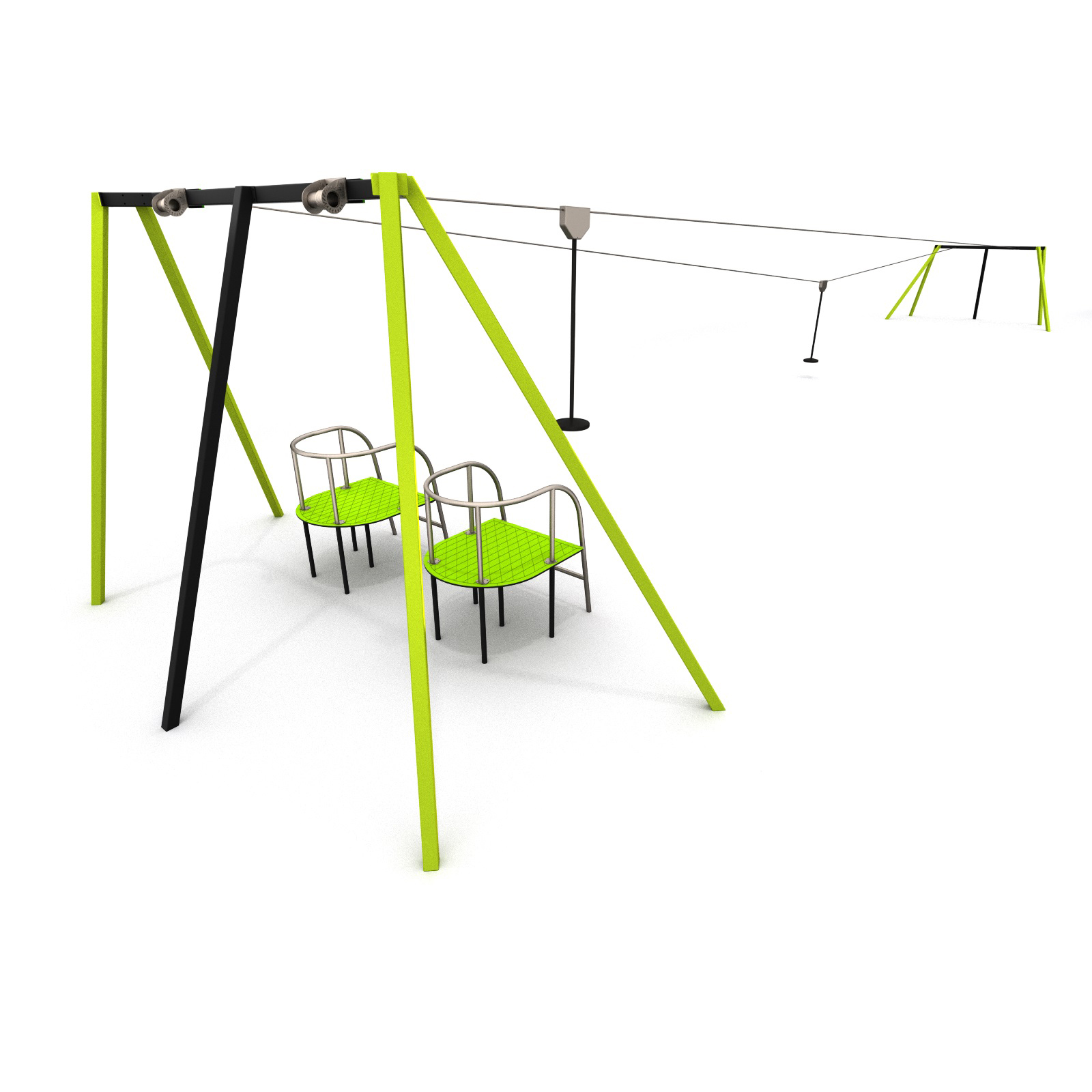 SB3090 - 20m Long Double Zipline 