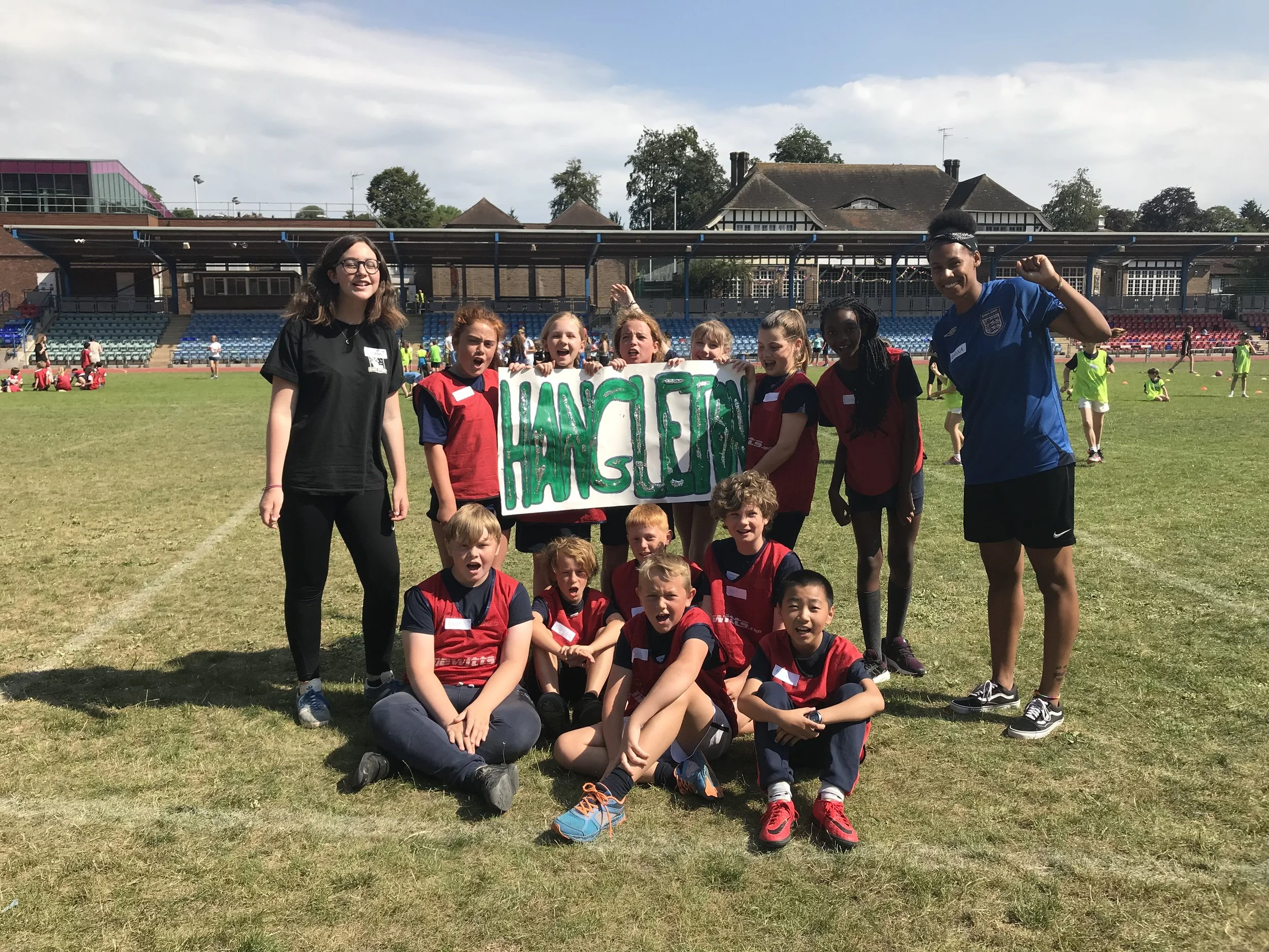 School children get active in sports festival