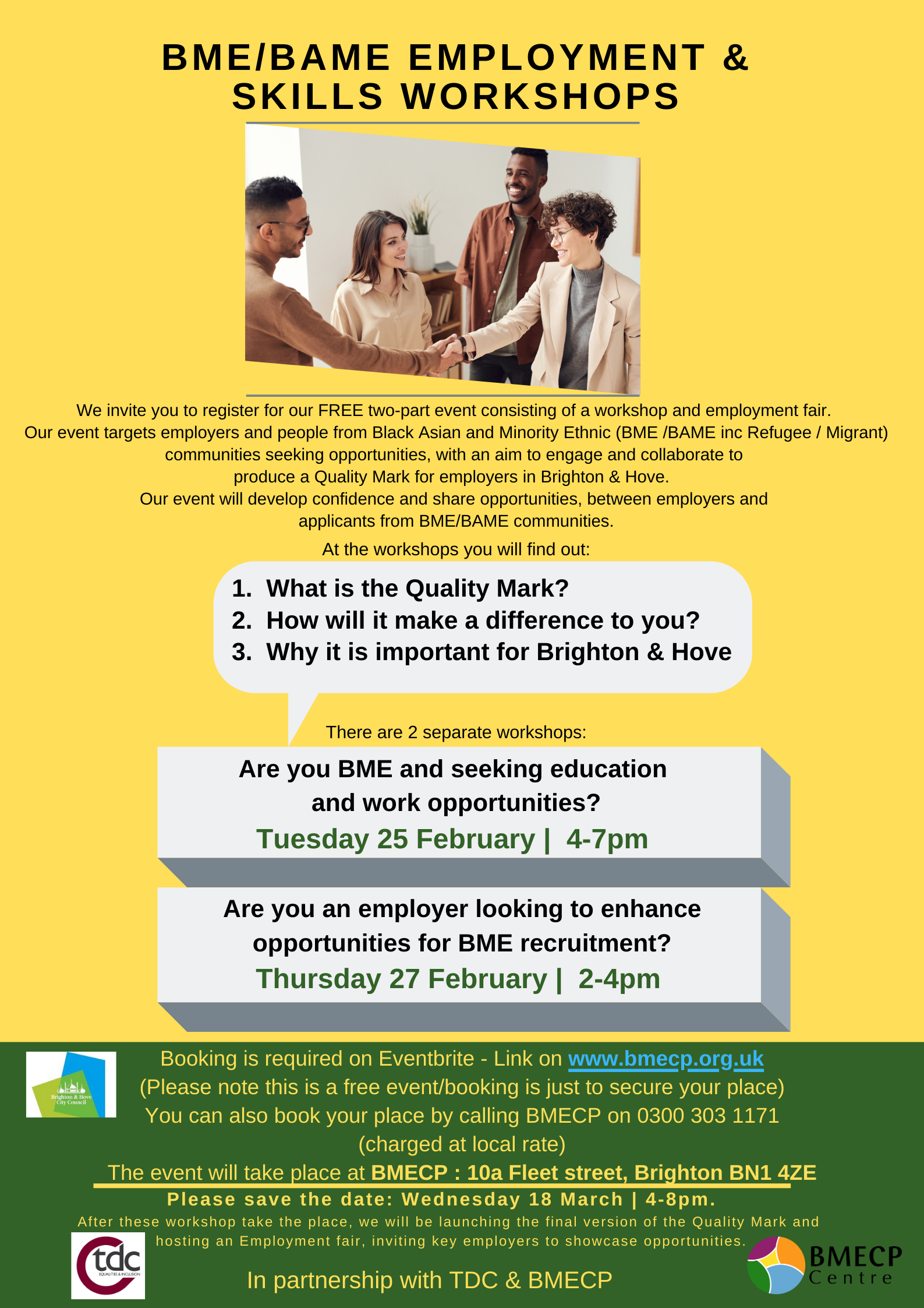 BME Employment Workshop for Businesses