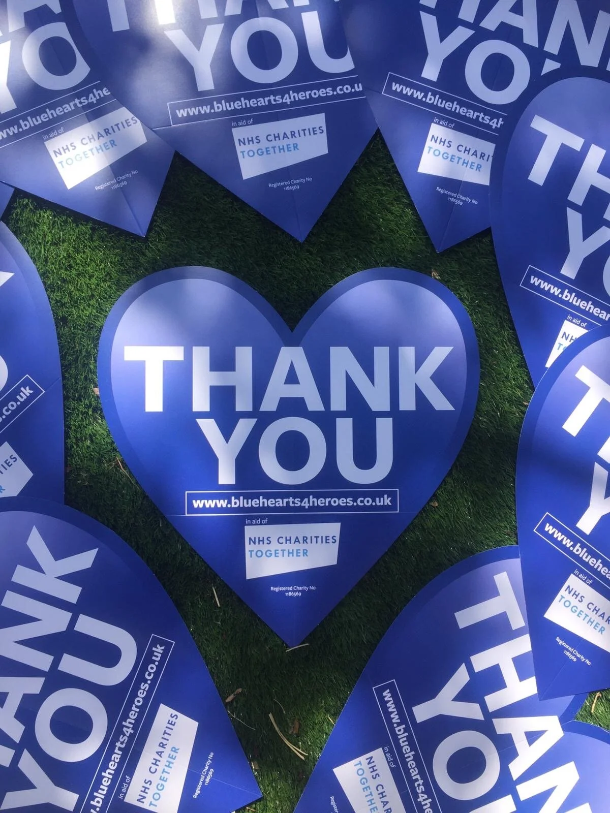 Blue heart campaign launches  to say thank you to the NHS