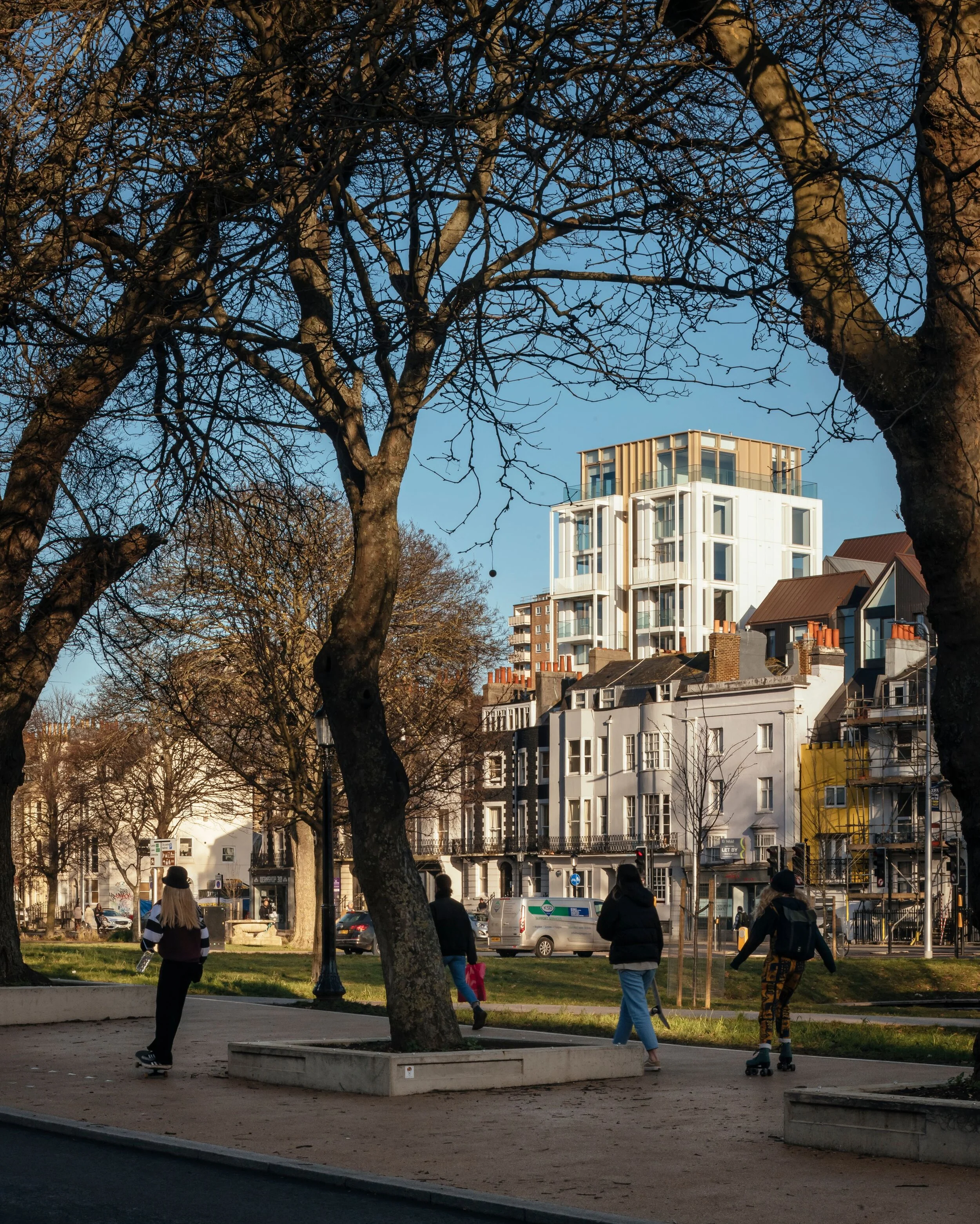 Green homes complete at U+I’s Circus Street development in Brighton