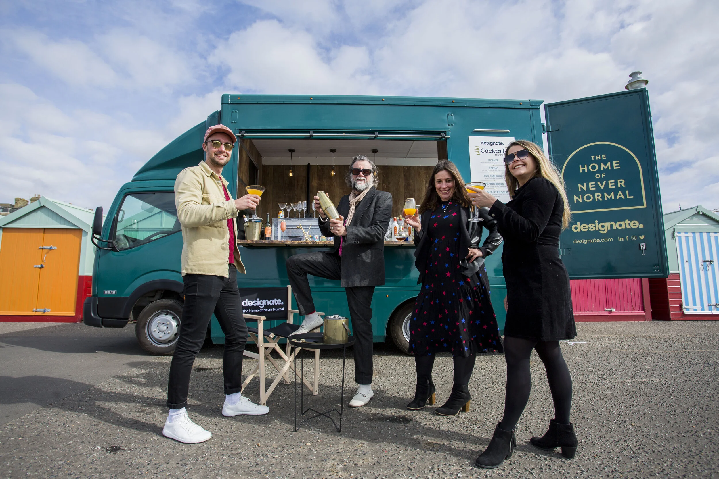 Anything but Old Fashioned – the mobile cocktail client meeting space designed by Brighton creative agency Designate
