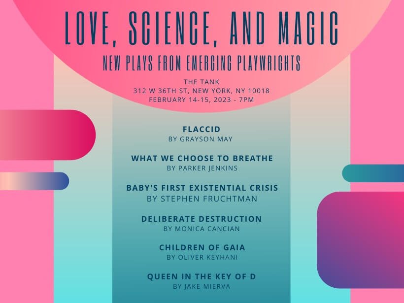 IRL+CYBERTANK: Love, Science, and Magic: New Plays from Emerging Playwrights