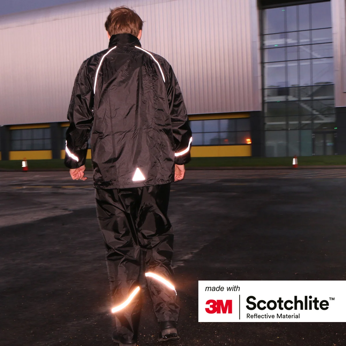 reflective waterproof rainsuit 4
