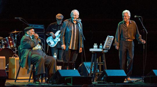 Blues Hall of Fame tour with Charlie Musselwhite, John Hammond and James Cotton