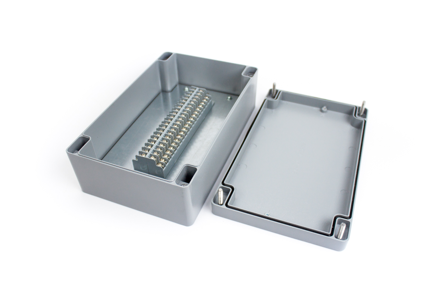 40-Position Cast Aluminum 4-Way Enclosure Box