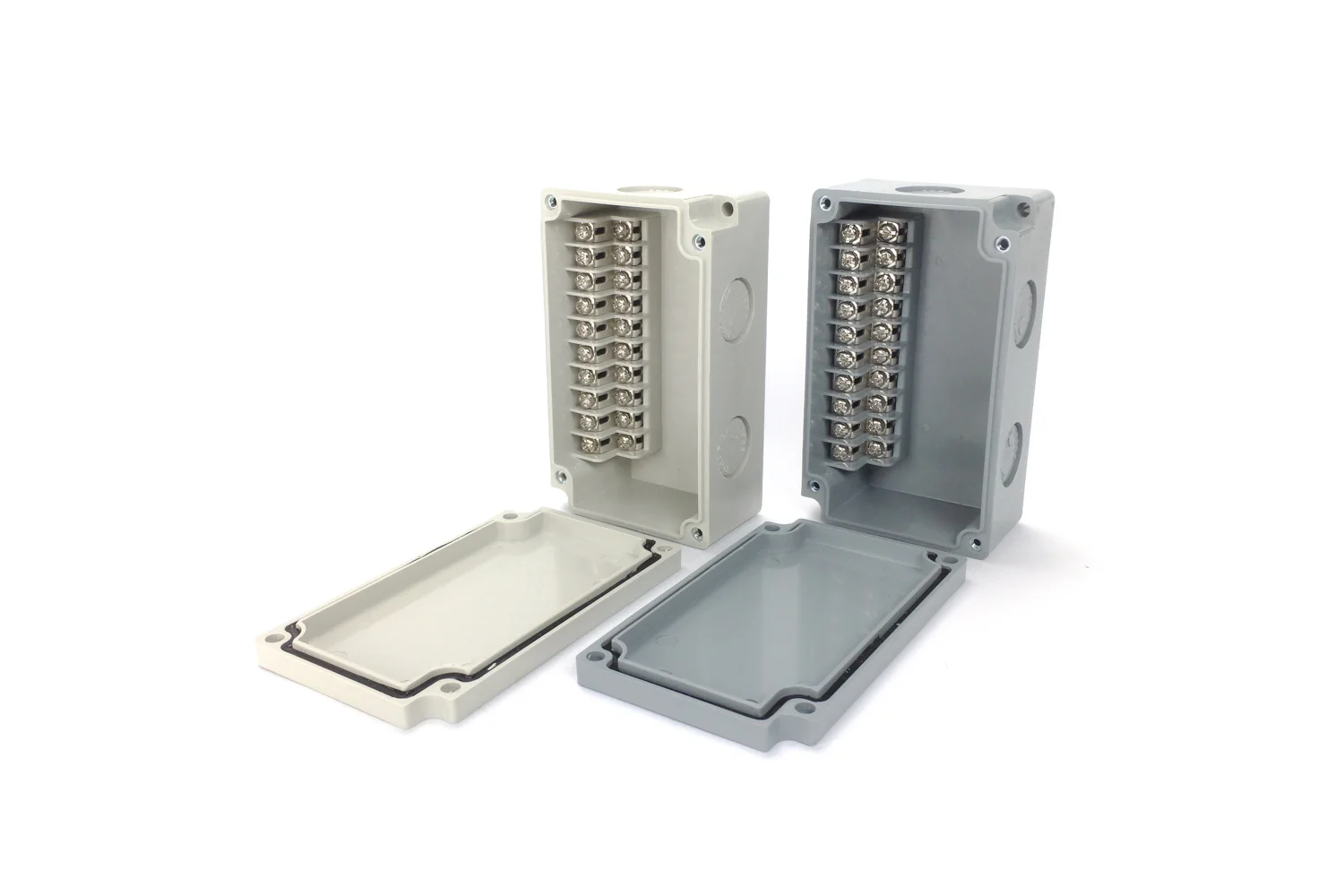 10-Position ABS Off-Set 3-Way Terminal Enclosure Box