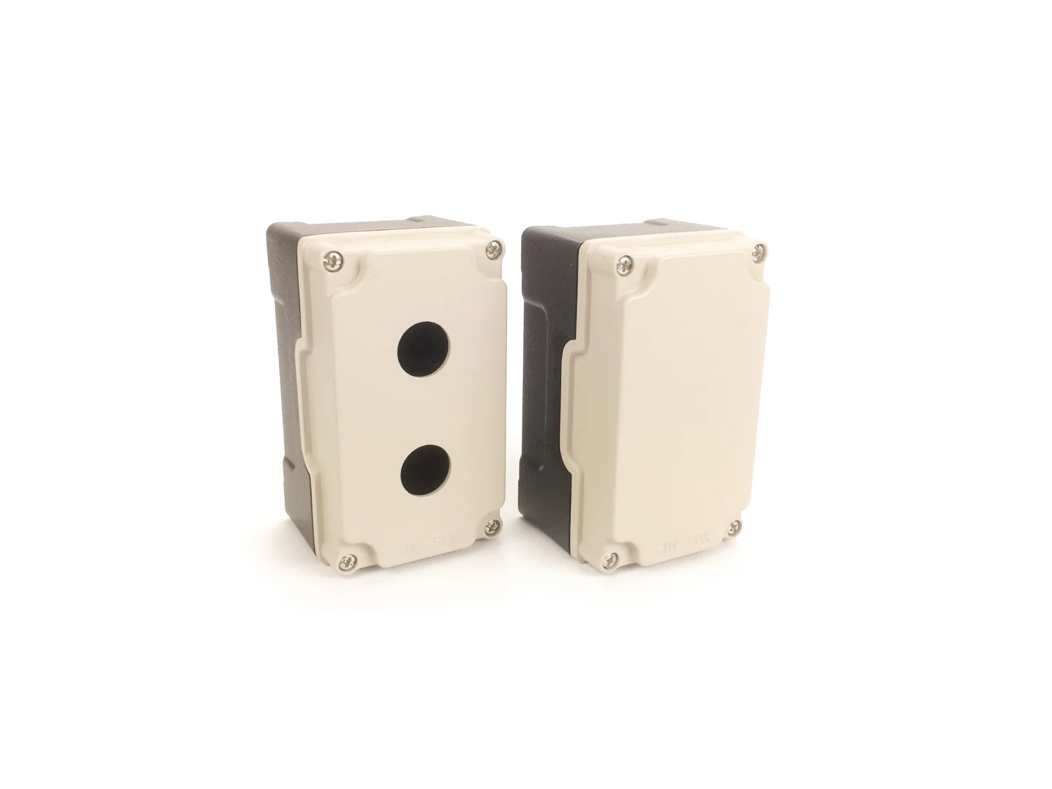 Cast Aluminum 2-Hole Push Button Boxes