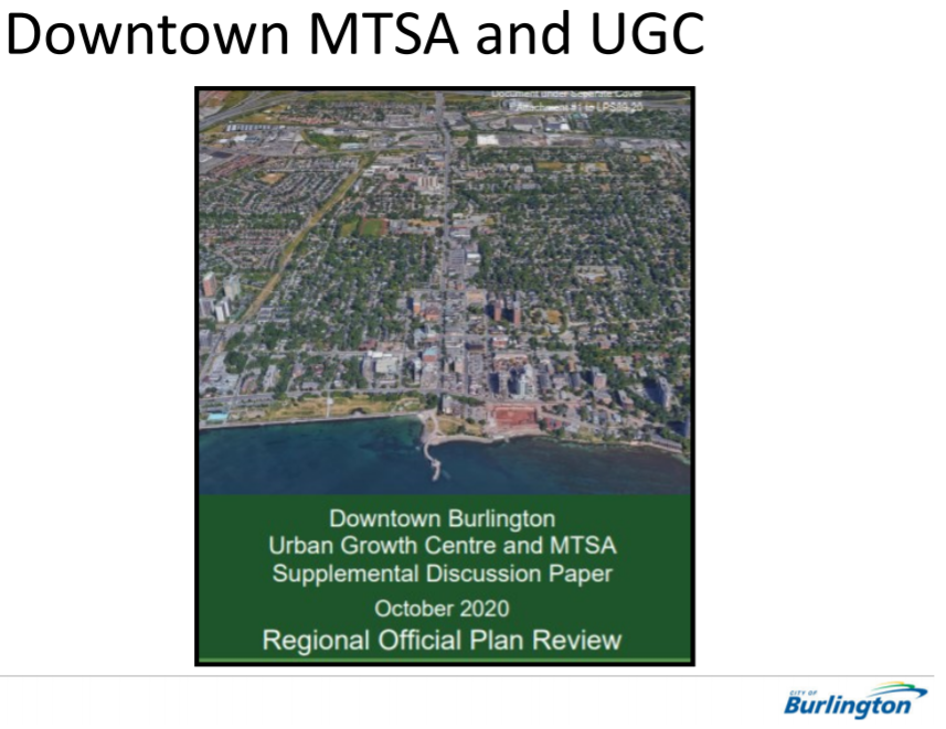 Next Steps: Burlington's UGC &amp; MTSA Designations