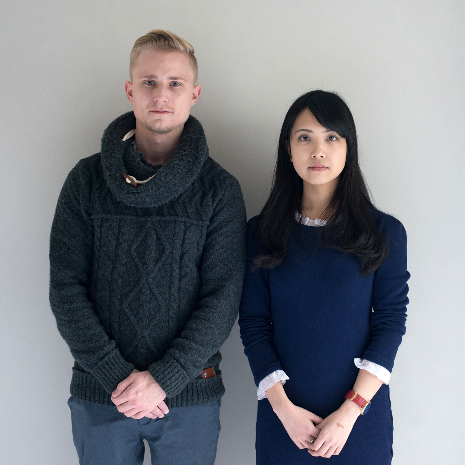 Benjamin and Yuka, couple, Benjamin is German and lives in Japan, Yuka is Japanese and lives in Germany