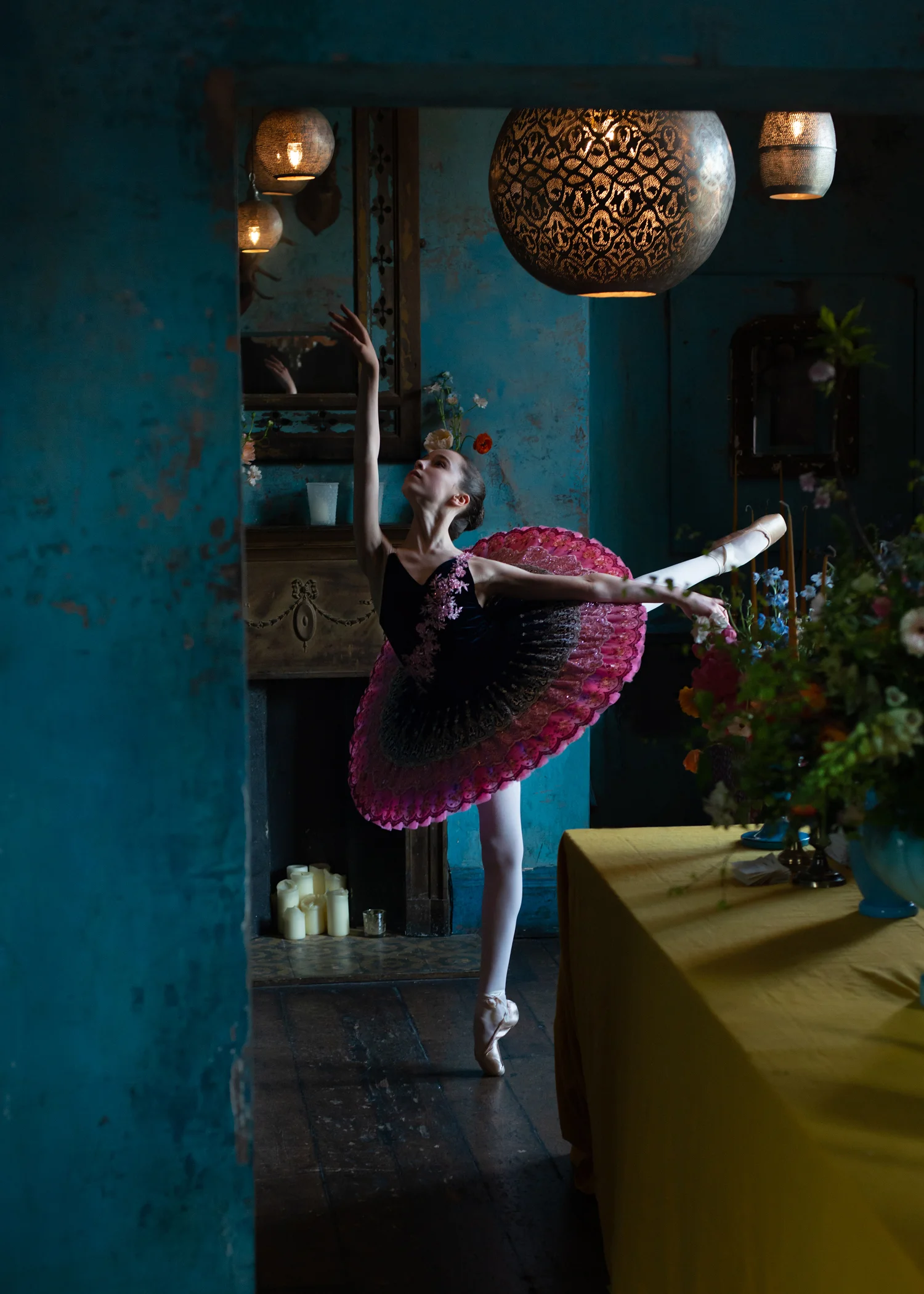 Dancer: Liberty Tutu by Baby Bunheads Photographer: Karolina Webb Location : Paradise by Kensal Rise Flowers by Scarlet & Violet