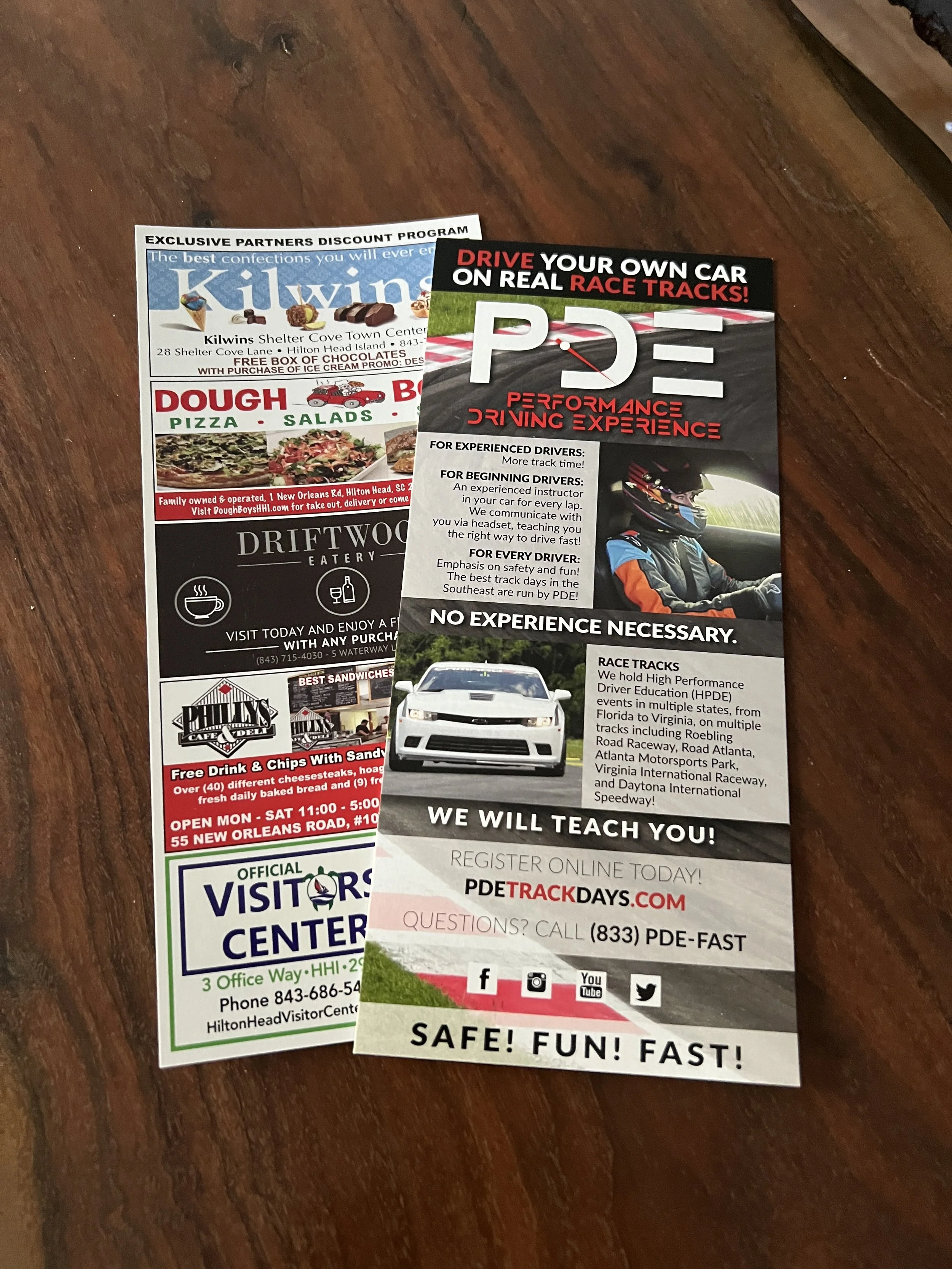 What are rack cards?