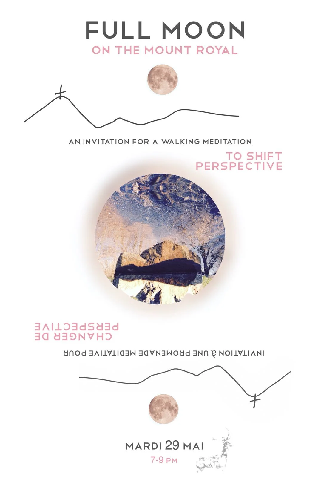 FULL MOON ON THE MOUNTAIN