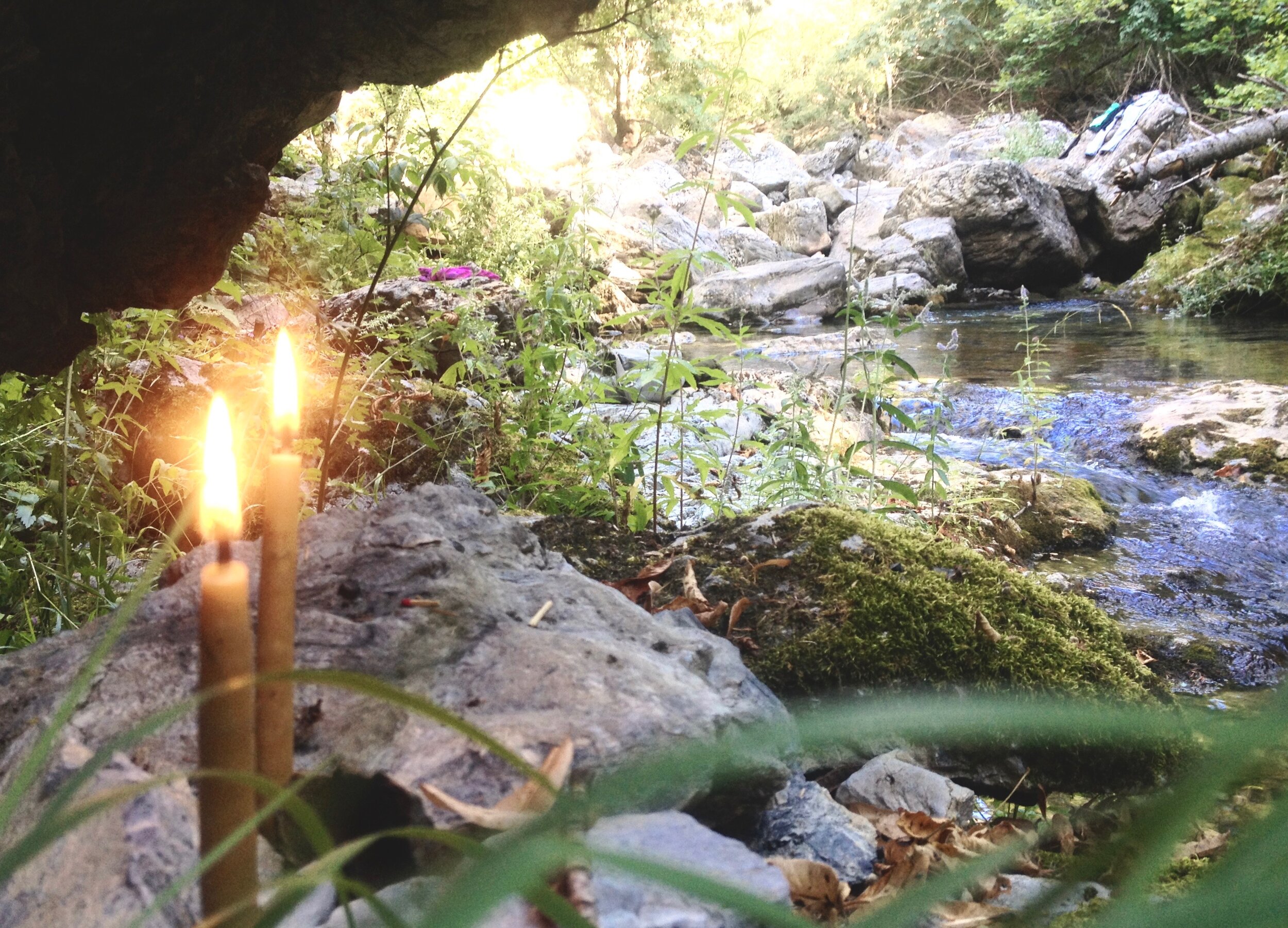 Quelques traces d’un de mes rituels à Notre Dame des Fontaines
