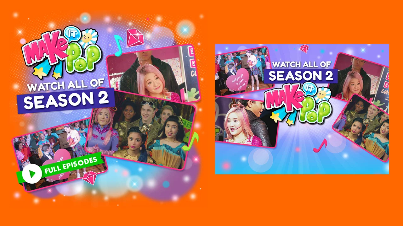 Make It Pop Hero and Promotional Designs