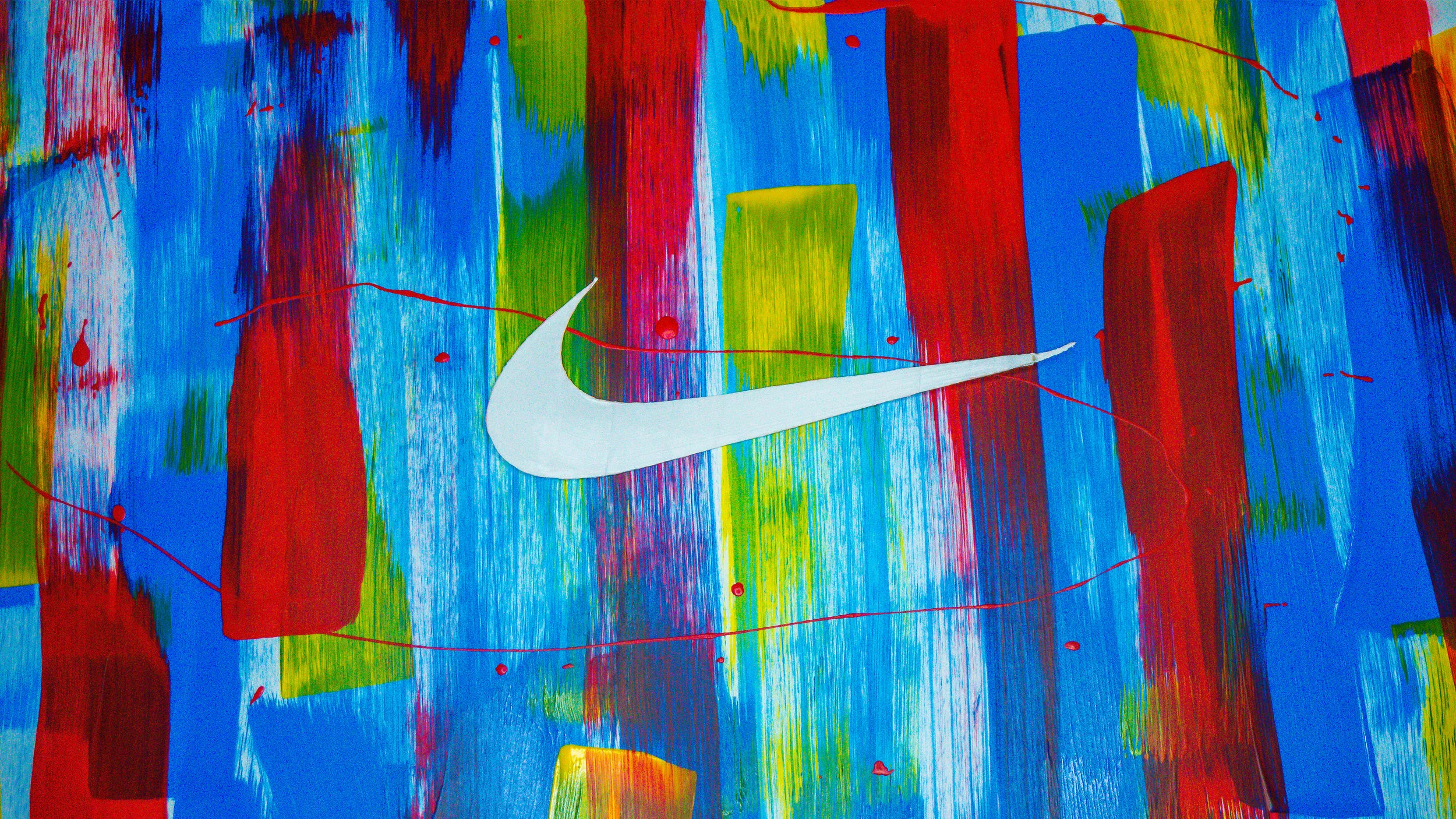 NIKE  Collage Painting 