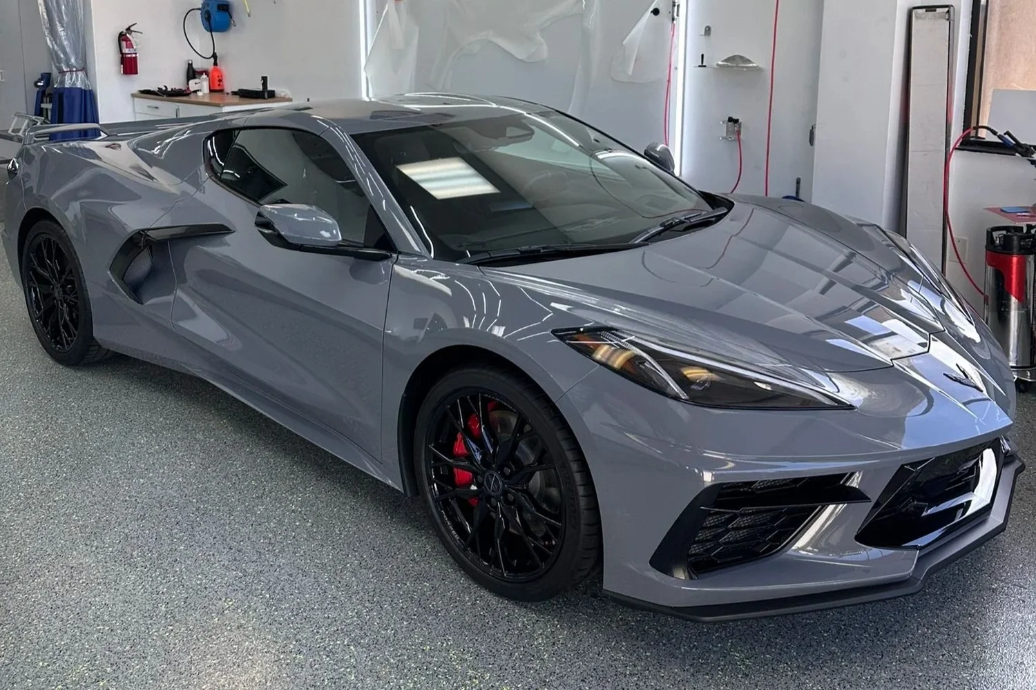 Finished Corvette after detailing
