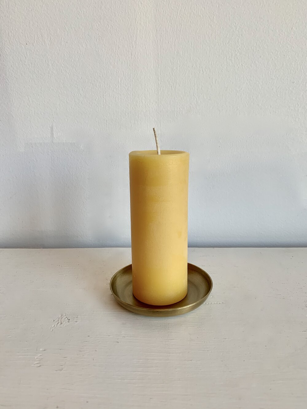 100% Beeswax Pillar Candle 3x3