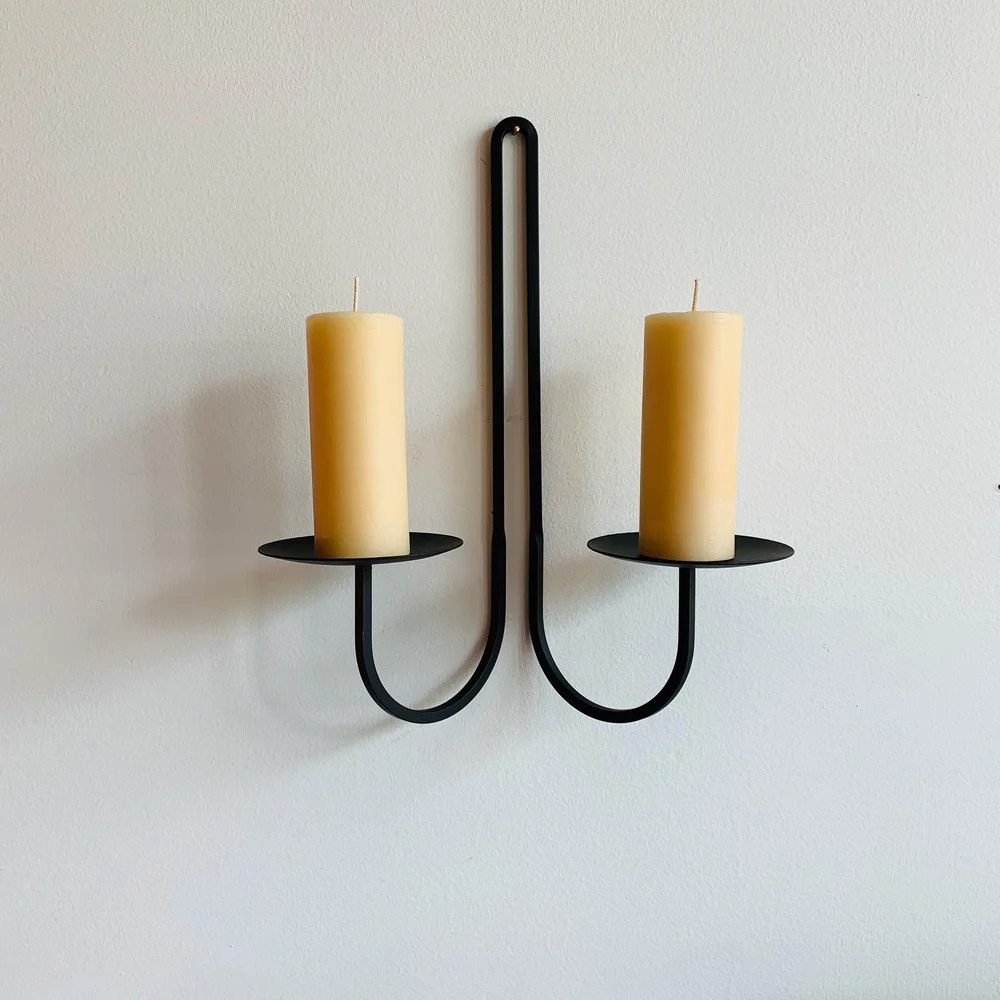 iron candleholder — n o o n