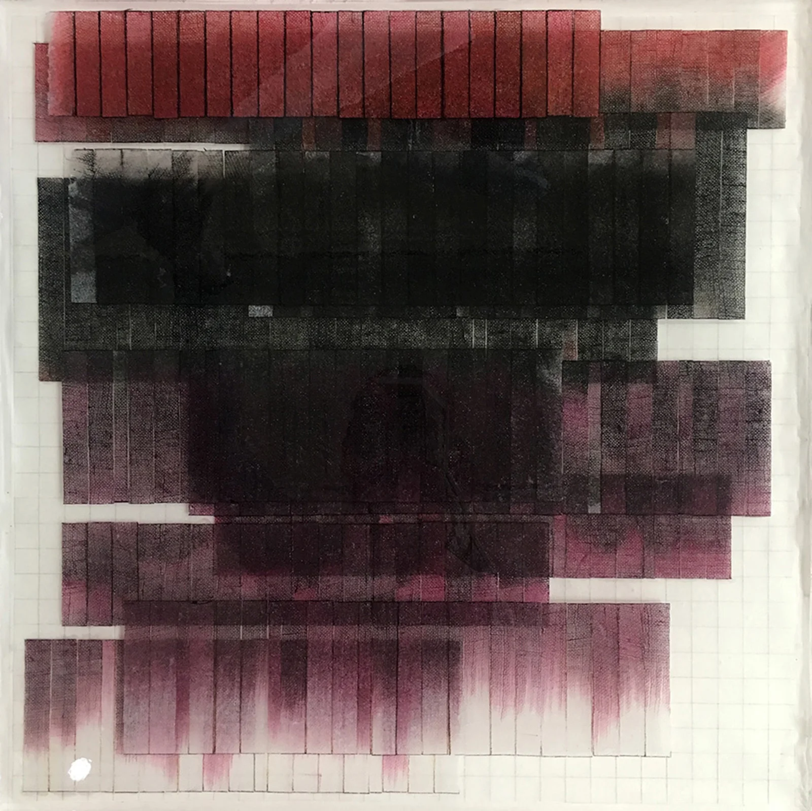 N 38° 6' 40.682" E 15° 38' 50.249" “My Grandfather’s Kitchen” Watercolor and acrylic paint on Linen/Mixed Media/Resin Layers/Board 16.0 " x 16.0 " x 2.5”