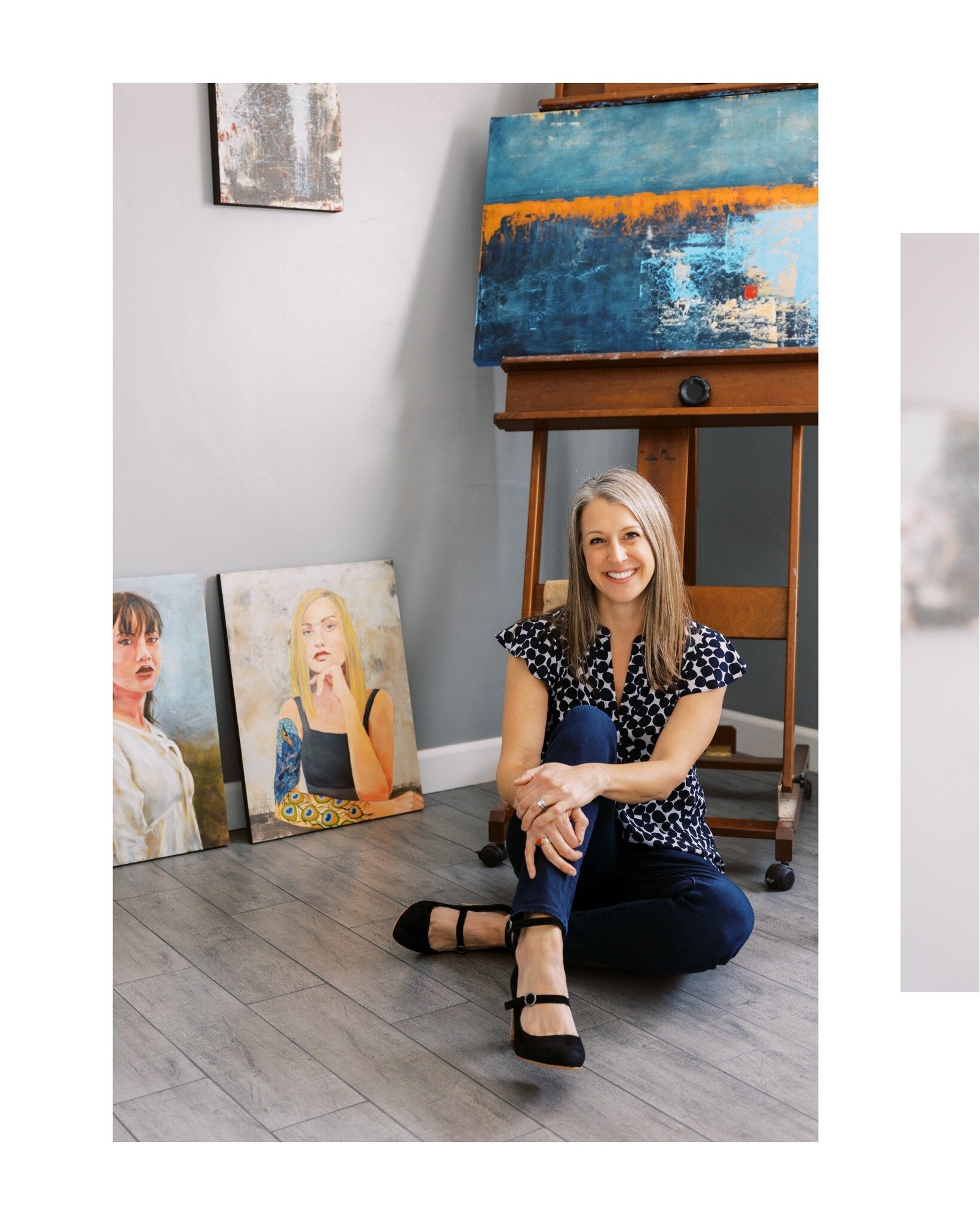 I had the absolutely pleasure of photographing @andreamericanart in her studio 🎨 Her paintings are absolutely stunning! 

&bull;
&bull;
&bull;
 #photographer #arizonaphotographer #azphotographer #artistssupportingartists