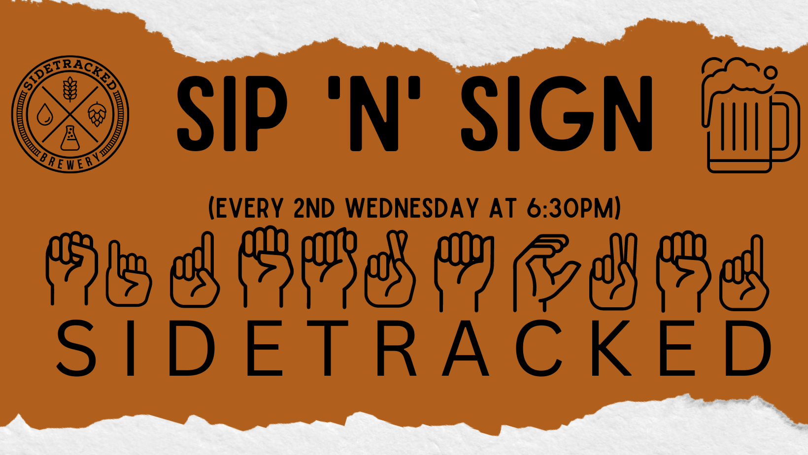 Sip 'n' Sign (Wanna learn some sign language?)