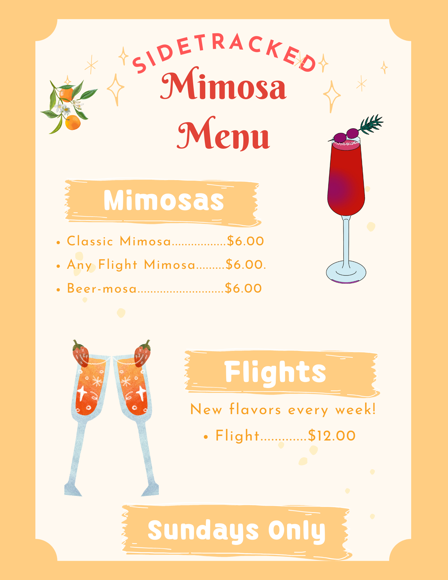 Mimosa Flights!