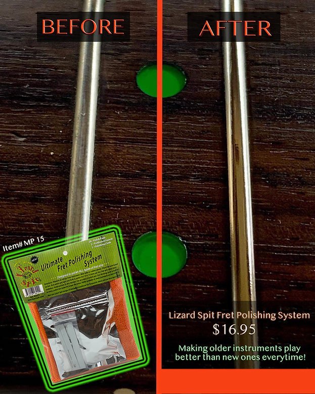 Lizard Spit Ultimate Fret Polishing System - Gear by CEBA — Gear by CEBA