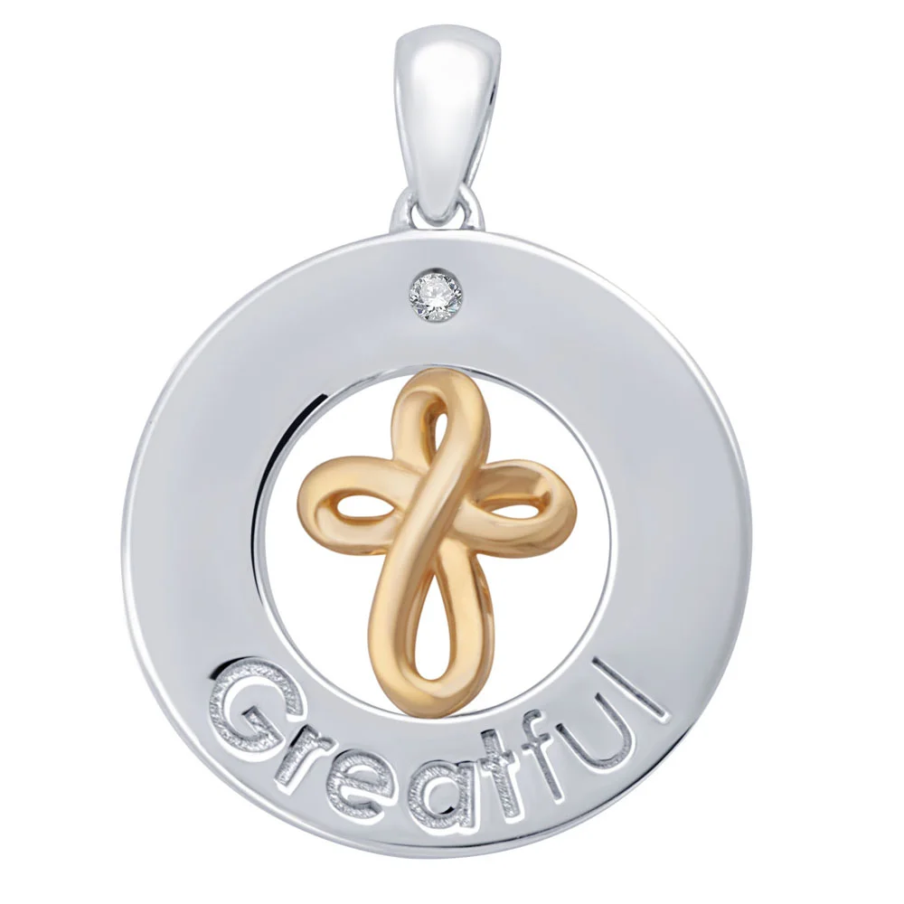 Greatful™ Infinity Cross Pendant