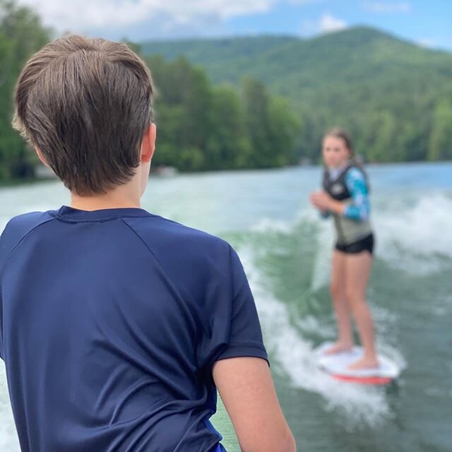 And....that&rsquo;s a wrap Lake Rabun. More 360s than we can count and wakesurf dances to Blinding Lights, dinners and lunches with lots of sweet friends, wall scrabble, and a very sweet coming out of quarantine visit from my parents.  Oh, and a very