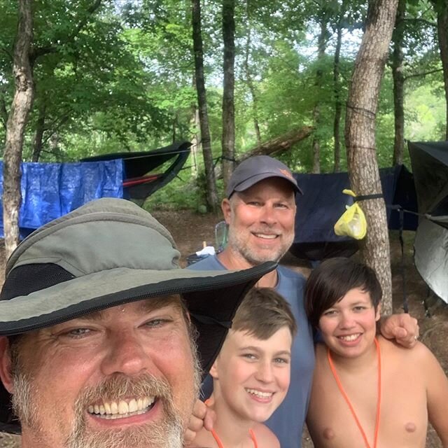 Well, the Ocmulgee River will never be the same after these four. Rod took Davis and his buddy Bray on a canoe trip of a lifetime. Think &lsquo;Lord of the Flies&rsquo; w 53 year olds🤣🤣! They saw some baby river otters, flipped a few kayaks and sur