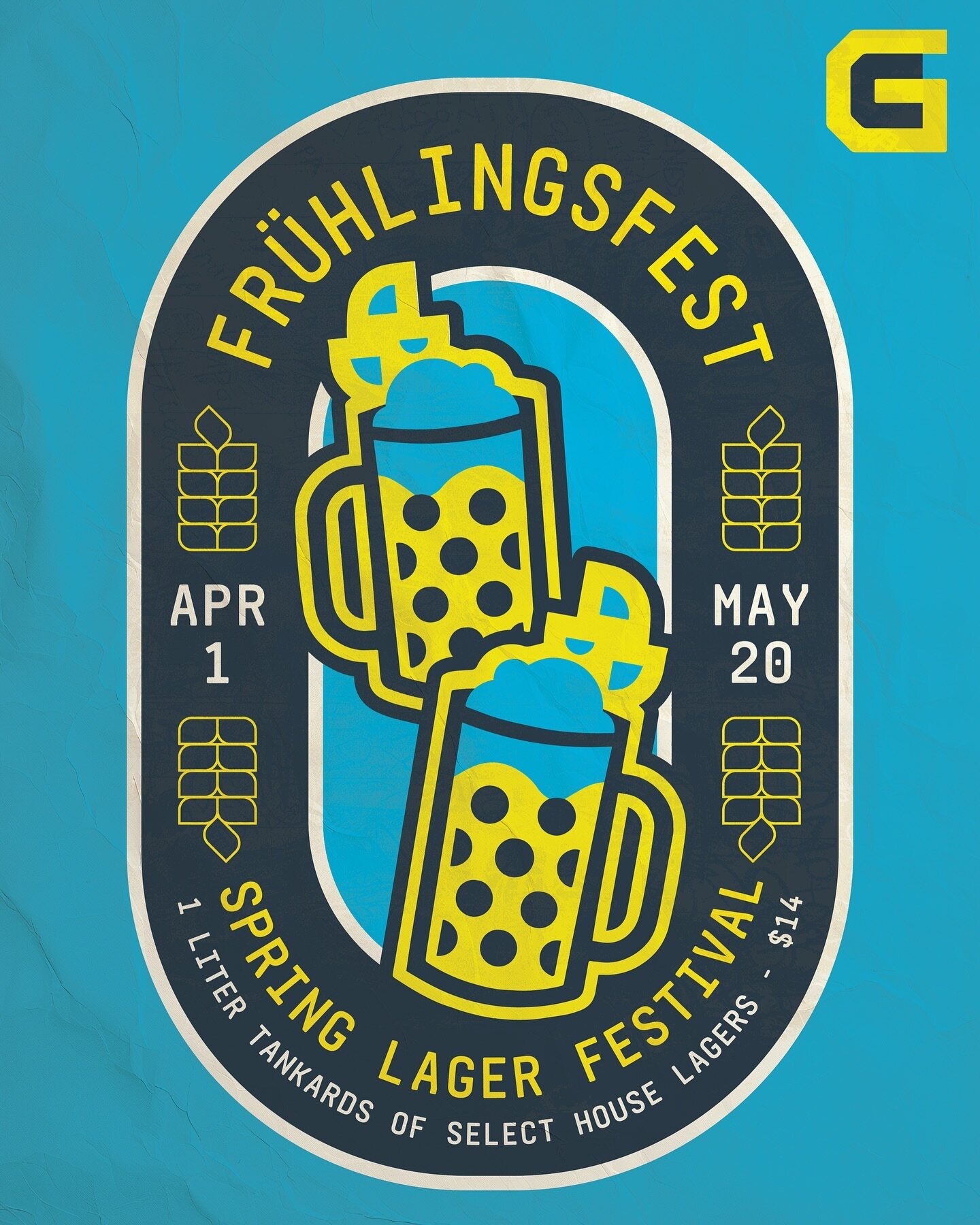 🌸🍻 Dive into the spirit of spring at the Fr&uuml;hlingsfest: Spring Lager Festival! 🍻🌸 

From April 1 to May 20, join us at GameCraft Brewing for a celebration of crispi brews. Indulge in Liters of select Lagers for just $14! 🍺 

Don&rsquo;t mis