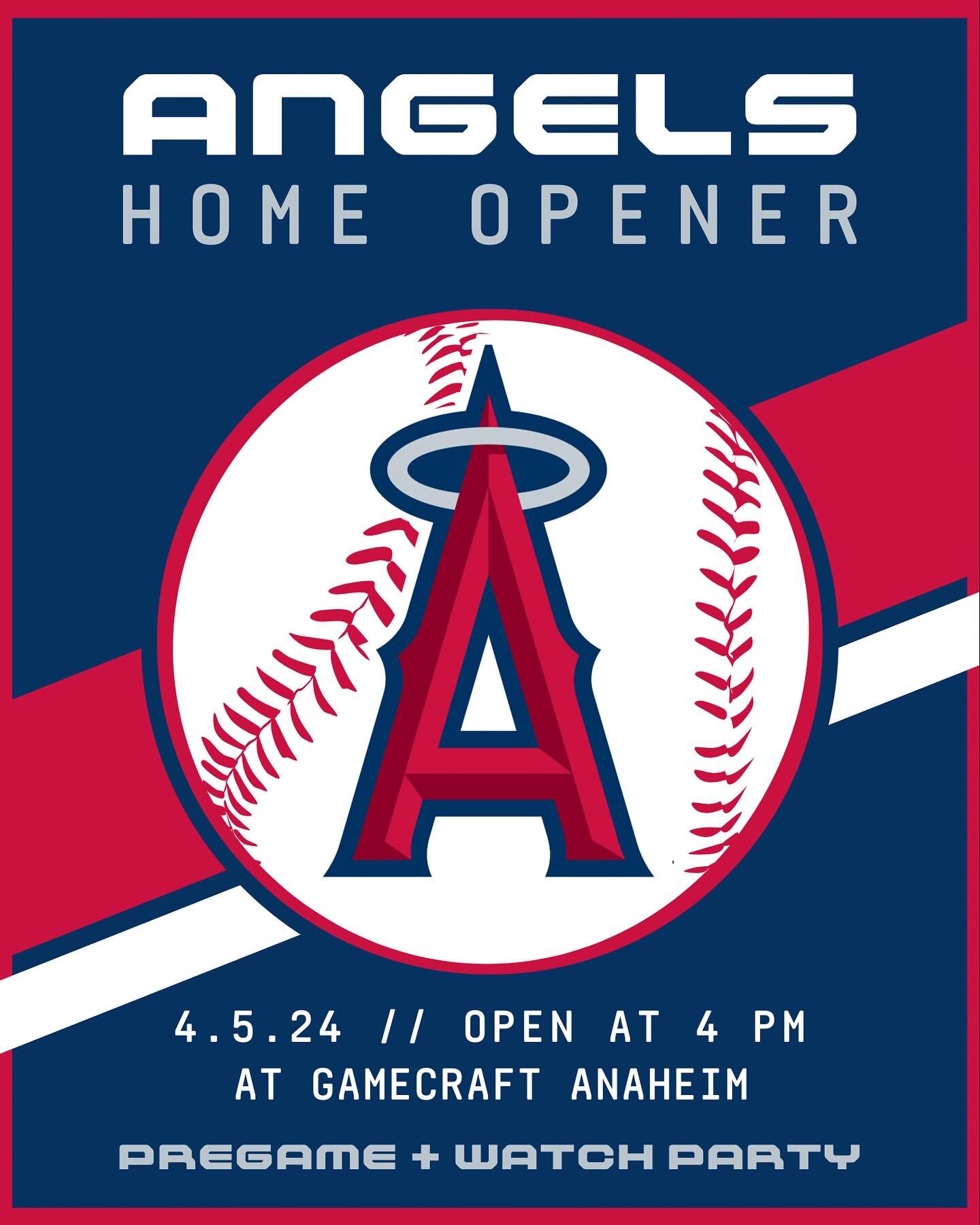 🎉 Get pumped up for the Friday showdown! 🎉 

The Angels are kicking off their home opener against the Red Sox, and you&rsquo;re invited to join in on the excitement! 🍻 We&rsquo;re unlocking our doors at 4 PM, ready to serve up ice-cold drinks and 