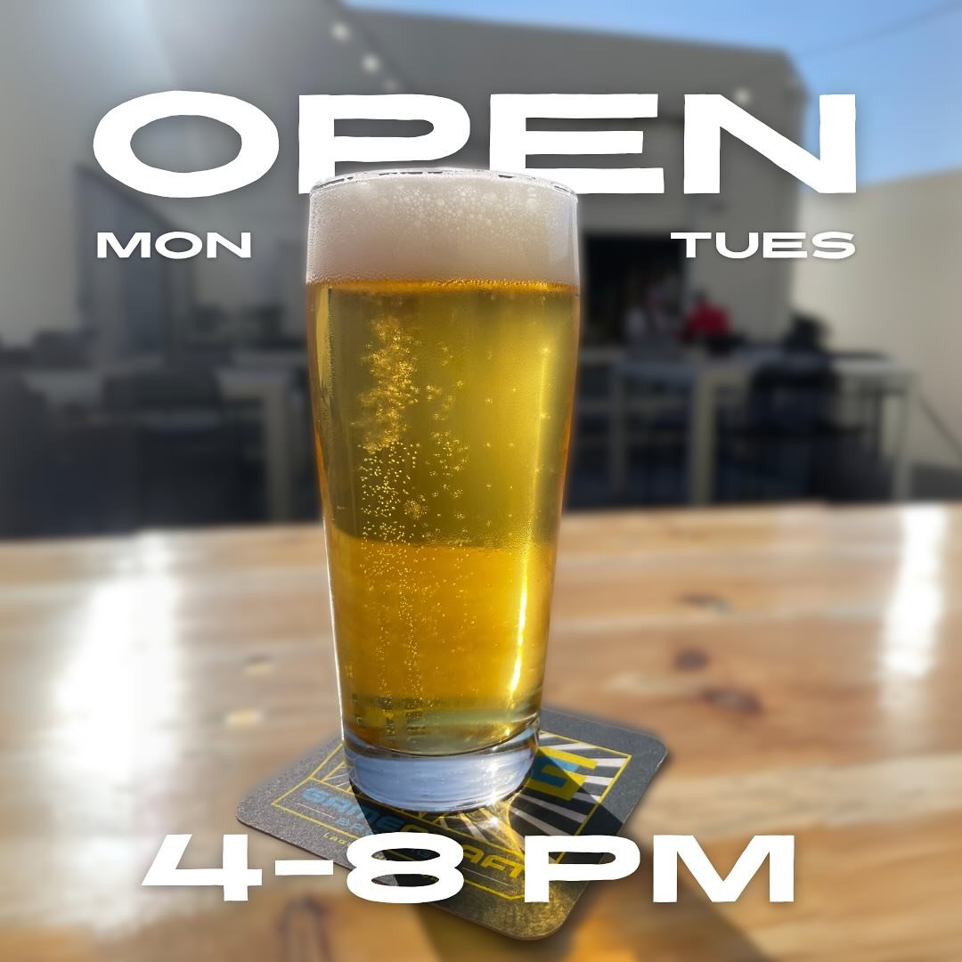 We&rsquo;re open for game days this week 4-8 Mon//Tues!
Awesome food from: 
@mc_kabob_grill on Monday 
@kayaskitchenhb on Tuesday

Swing by for a pint and some baseball! 
#gohalos