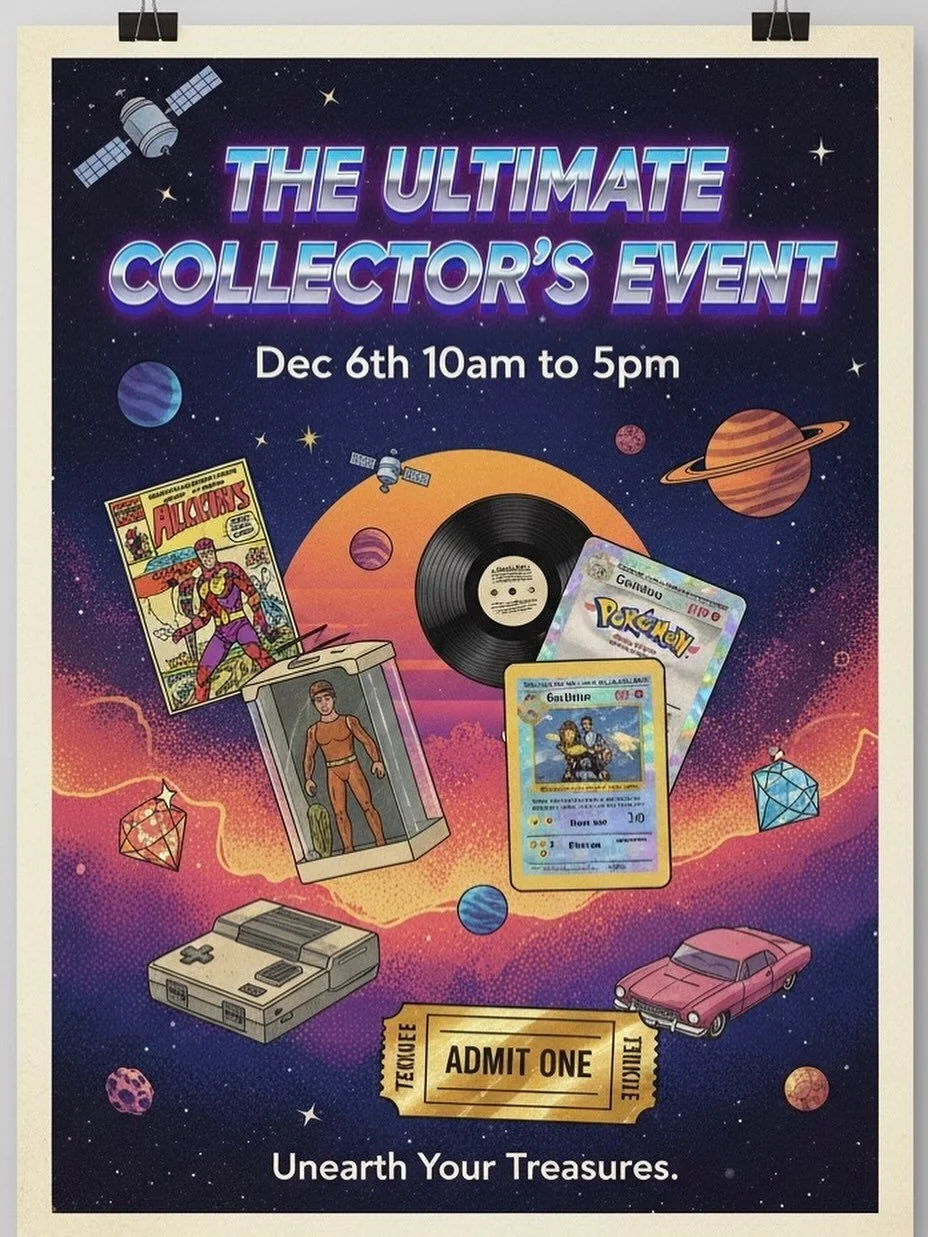 🔥The hunt is on 🔥We are so excited to announce @the_nerdmarket will bring the incredible fun ! 
Join us in Old Town Tustin for the ultimate collector&rsquo;s event &mdash; a full day of pop culture, collectibles, cosplay, music, food, and community