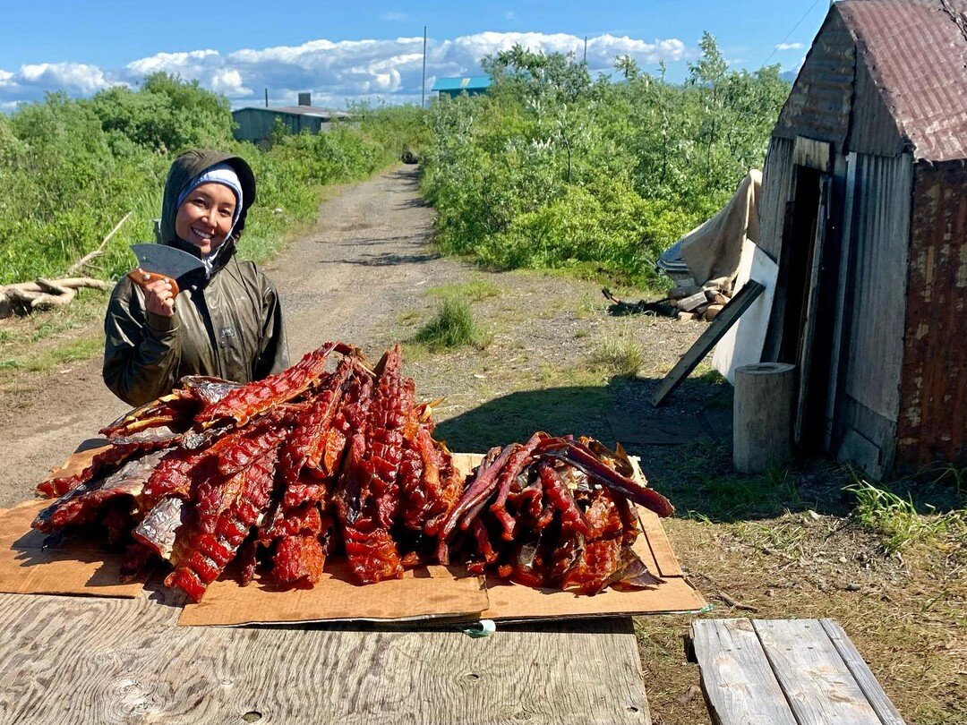Jacqueline Cleveland of Quinhagak is one of our In-Season Managers. As a lower river and Kuskokwim Bay fisher, she brings valuable perspectives, Traditional Knowledge, and feedback from the mouth of our river to our management team. 

Here is Jacki w