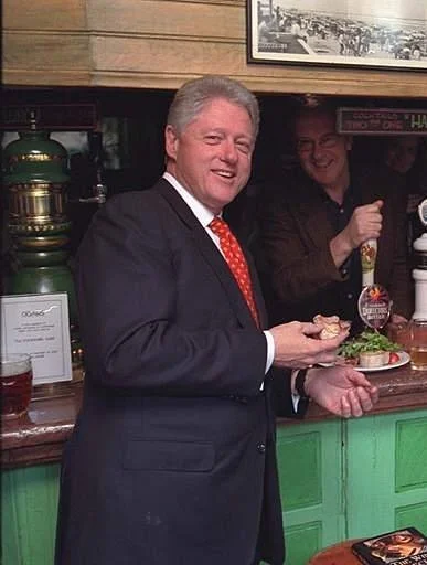 PRESIDENT CLINTON and MICHAEL BELL